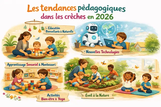 Les tendances pédagogiques dans les crèches en 2026